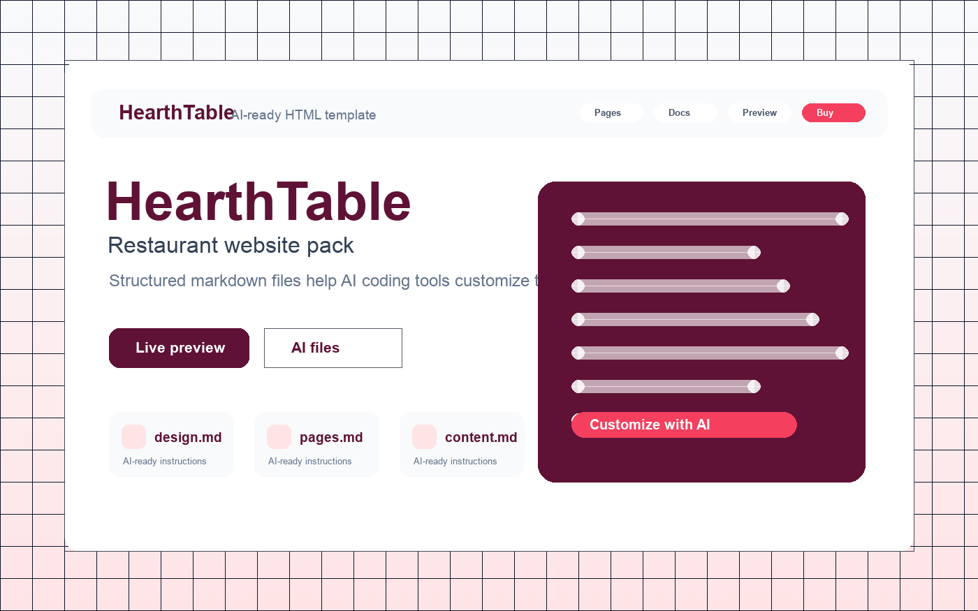 HearthTable preview